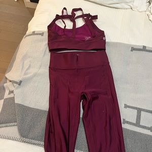 All Access legging and bra set size small